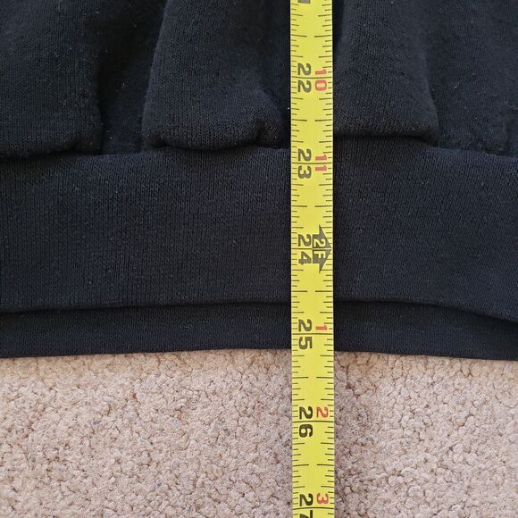 Vintage Logo 7 Pittsburgh Steelers Size Medium Mens Black Embroidered Sweatshirt - Picture 5 of 7